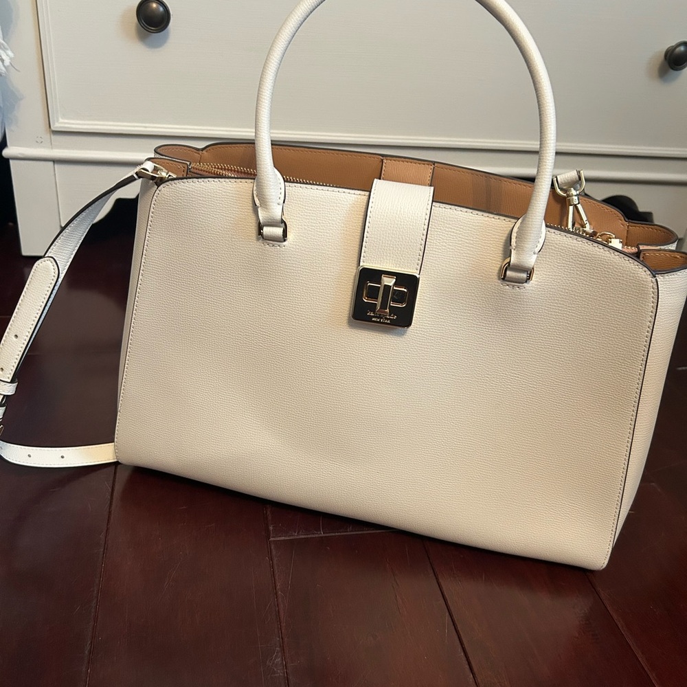 Kate Spade Cream Satchel Bag